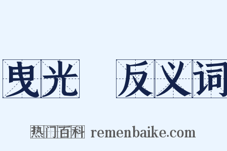 曳光彈反义词是什么意思的图片
